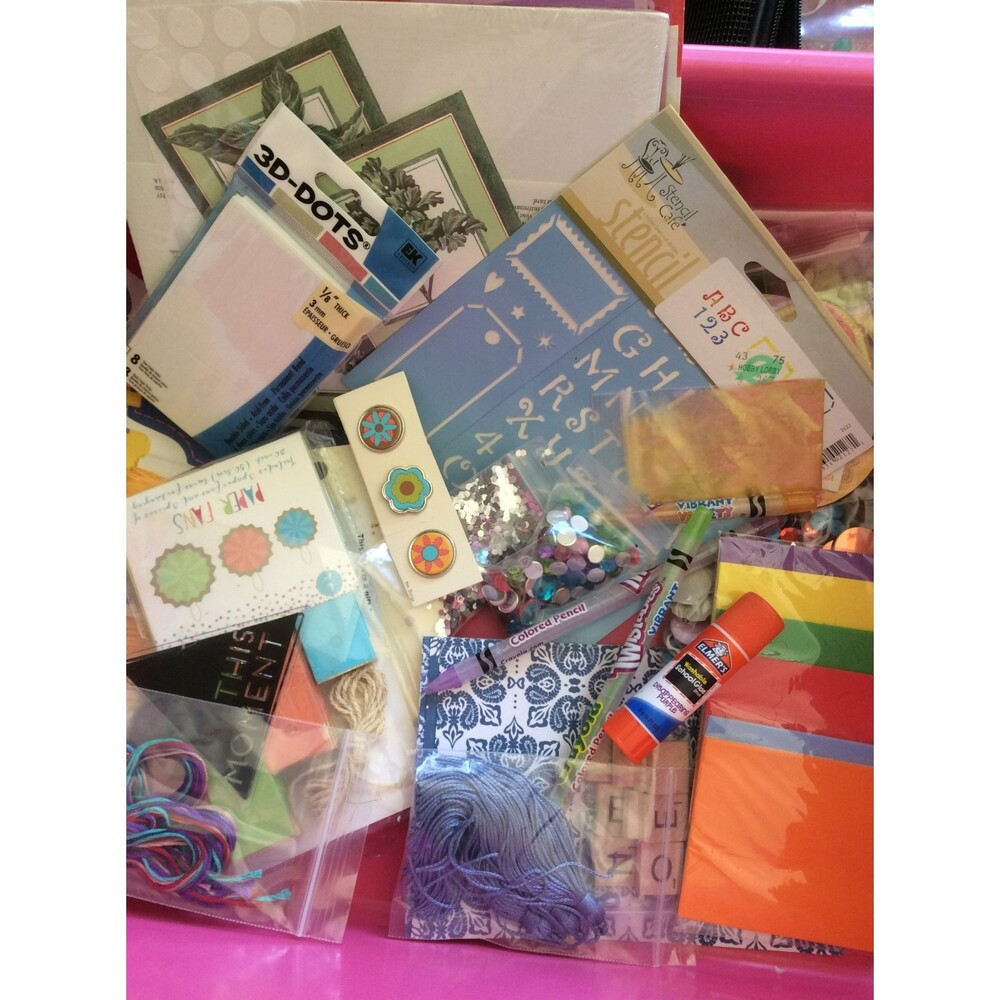INVENTORY REDUCTION SALE. 5 lbs of Scrapbooking Embellishments NB